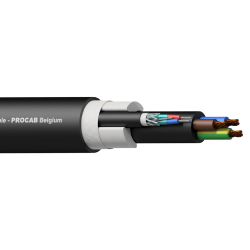 PROCAB PAC251/1 Kabel hybrydowy: symczny kabel sygnałowy i zasilanie – DMX-AES i 3G2.5, 100 m